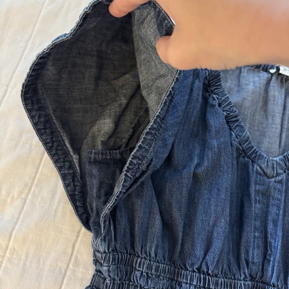 Blue Midi Denim Dress - Picture 8 of 10